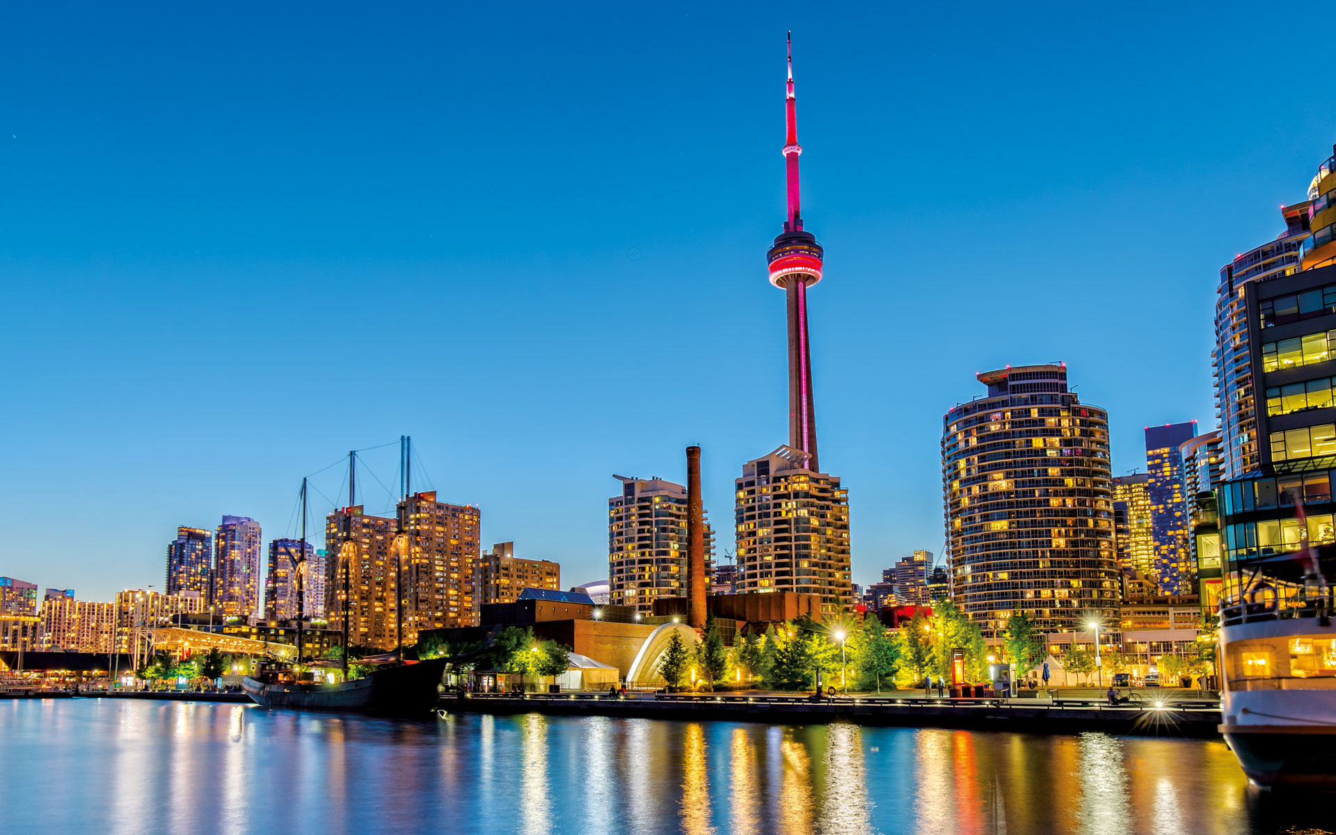 Waterfront skyline of Toronto, Ontario