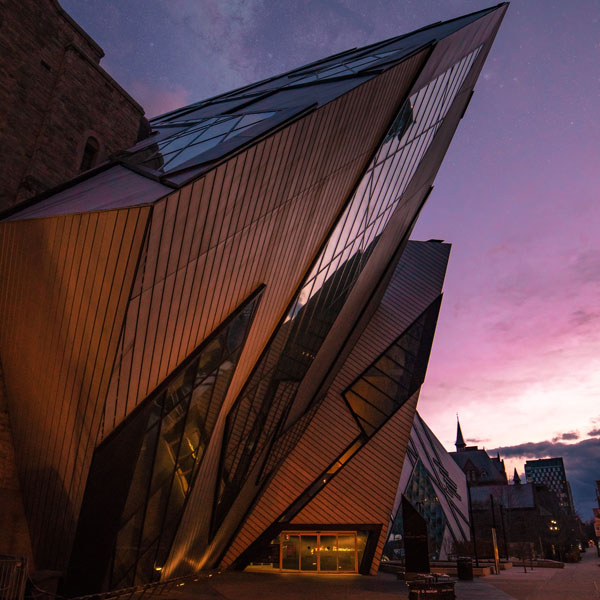 The Royal Ontario Museum in Toronto, ON