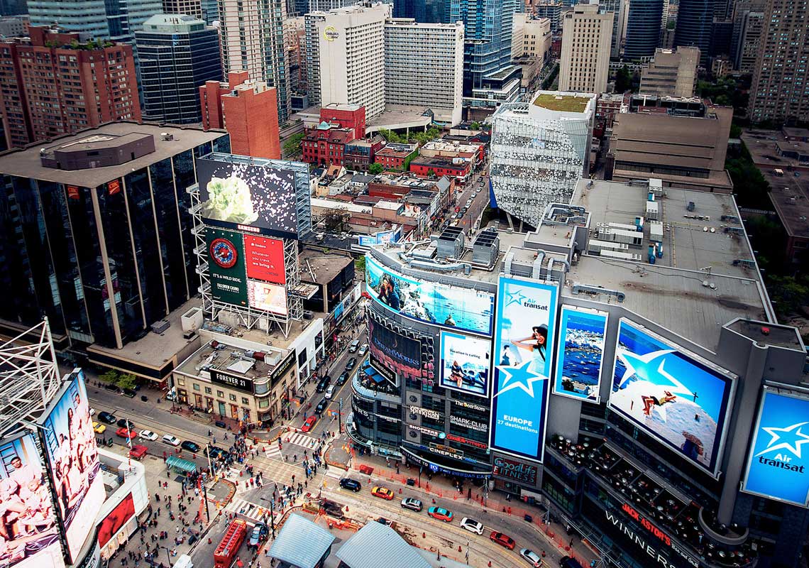 Toronto shopping district