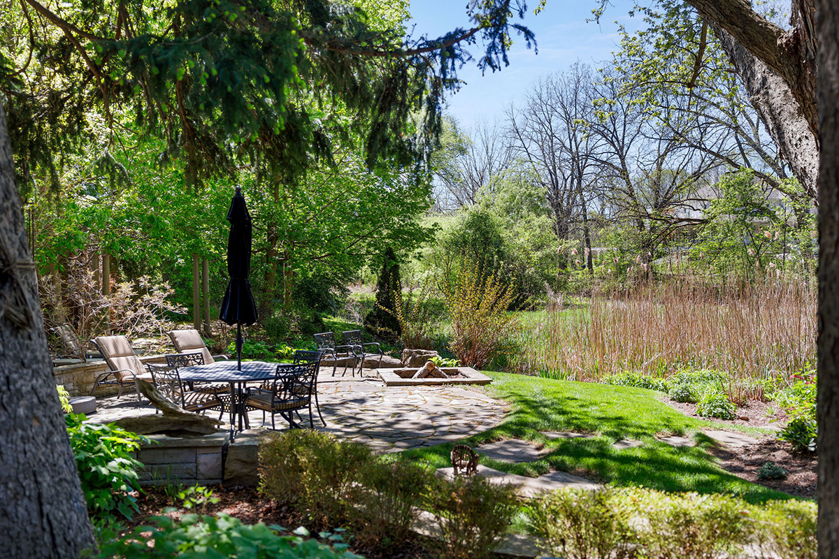 Backyard garden of 41 Kennedy Street W