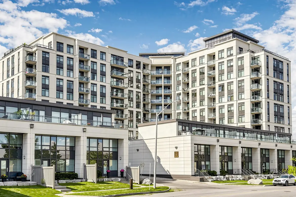 TH114-12 Woodstream, Exterior of enitre condo building